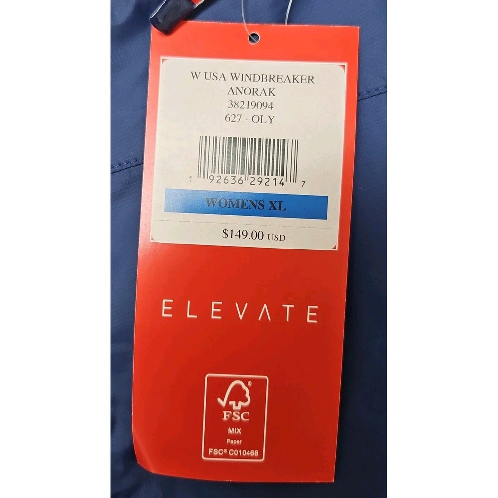 Spyder Windbreaker Anorak Women's Xl USA New With Tags Running Rain Jacket - Picture 3 of 6